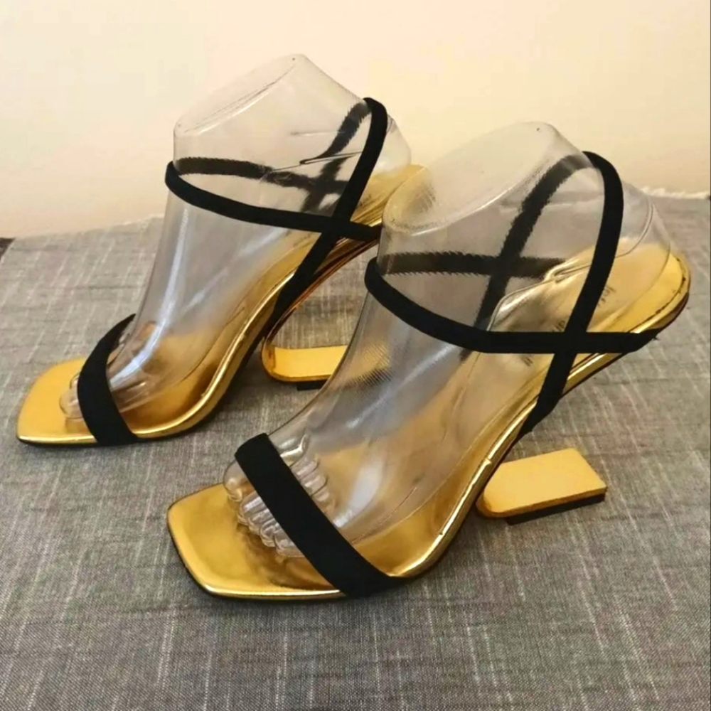 Jeffrey Campbell Geometric Heels Size 9 9
